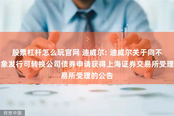 股票杠杆怎么玩官网 迪威尔: 迪威尔关于向不特定对象发行可转换公司债券申请获得上海证券交易所受理的公告